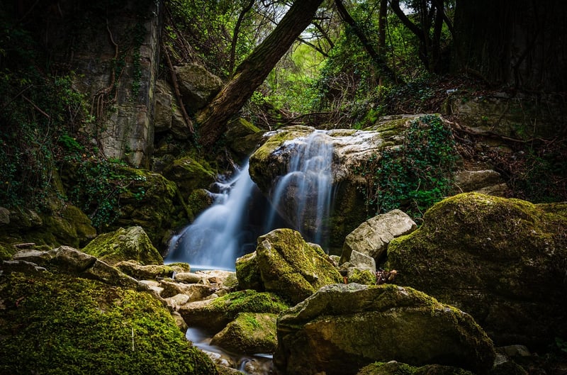 Misty Waterfall Grotto